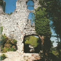 Ruševine Žovneškega gradu pred začetkom obnove. Foto: Iztok Omladič