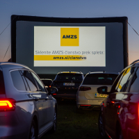 AMZS drive-in kino prvič v Lenartu