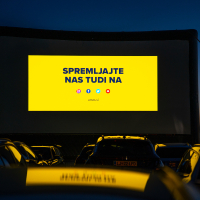 AMZS drive-in kino prvič v Lenartu