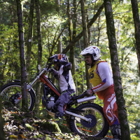 Zadnja dirka v trialu na progi Karbidovka v Idriji 2025