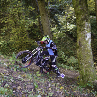 Zadnja dirka v trialu na progi Karbidovka v Idriji 2025