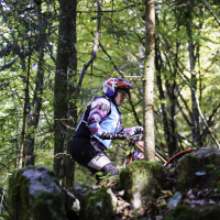 Zadnja dirka v trialu na progi Karbidovka v Idriji 2025