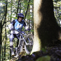 Zadnja dirka v trialu na progi Karbidovka v Idriji 2025