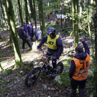 Zadnja dirka v trialu na progi Karbidovka v Idriji 2025