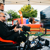 Simulator vožnje in simulator prevračanja