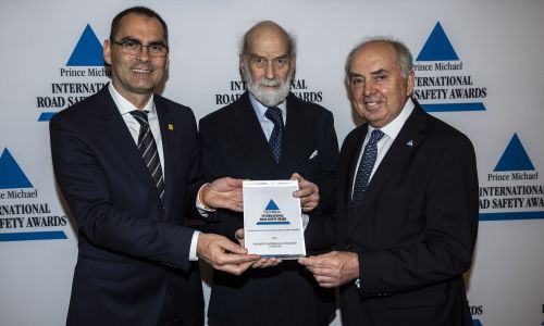 Avto-moto zvezi Slovenije prestižna nagrada Prince Michael International Road Safety Award
