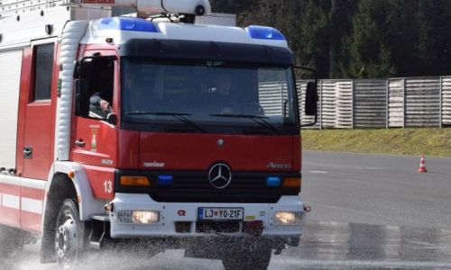 Tečaj varne vožnje za gasilce