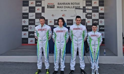 Štirje slovenski vozniki kartinga v Bahrajnu