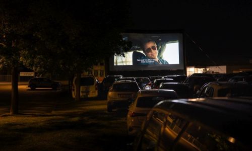 AMZS drive-in kino prvič v Lenartu