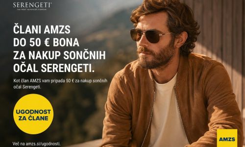 Serengeti sončna očala: 50 € bon za člane AMZS