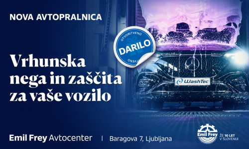 Emil Frey Avtocenter odpira prenovljeno avtopralnico, kjer bodo člani AMZS imeli dodatne ugodnosti