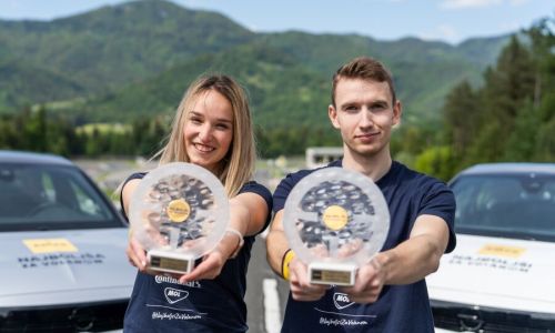 Najboljša mlada voznika Slovenije 2024 sta Urša Brumec in Bine Frelih
