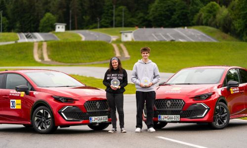 Najboljša za volanom 2026 sta Beti Kočet in Tadej Čuš