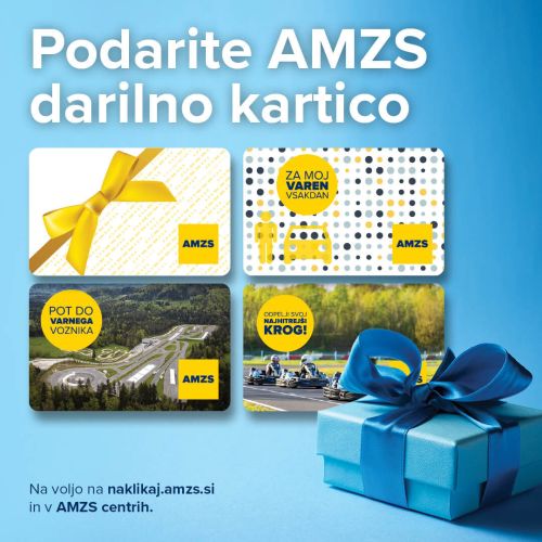 Darilna kartica za varno vožnjo