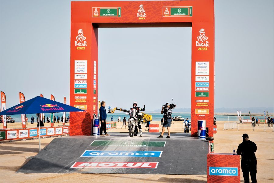 Toni Mulec premierno na štartu relija Dakar. (Foto/Rally Zone)