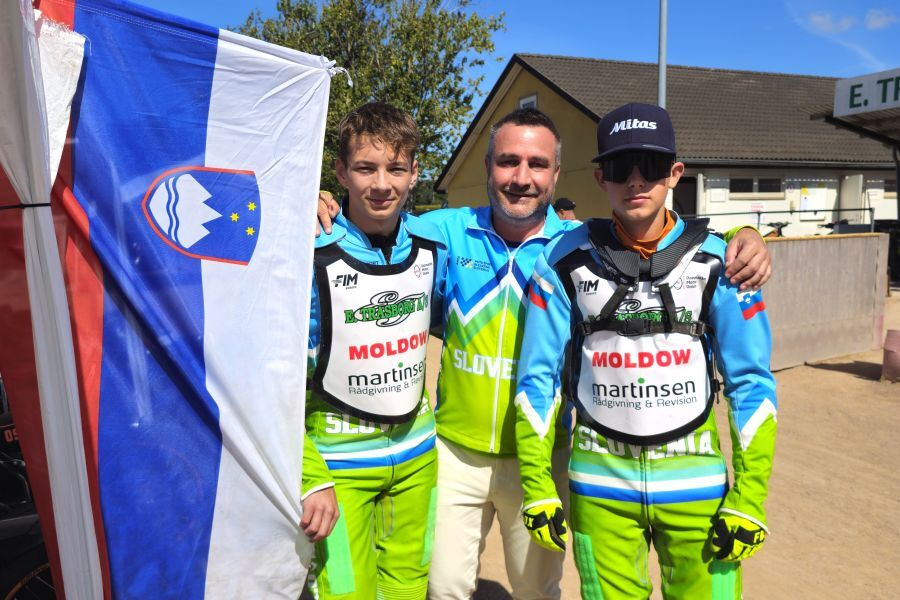 Gregor Zorko (levo) in Sven Cerjak sta pod vodstvom Gregorja Arnška Sloveniji pripeljala 4. mesto.