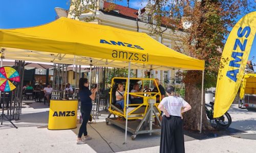 AMZS spremljal tekače na dobrodelnem opernem maratonu