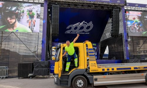 AMZS spremljal najboljše evropske kolesarje