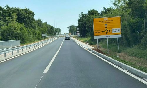 Istra – odprtje prenovljene ceste Novigrad – Poreč