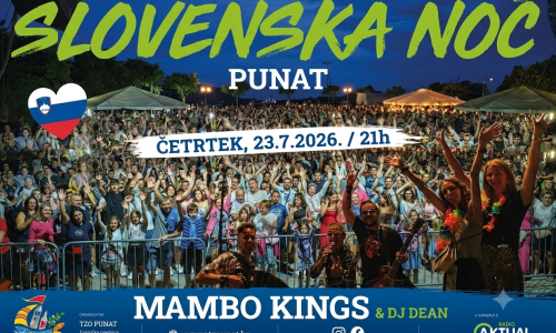 Slovenska noč v Punatu – poletna zabava in možnosti kampiranja